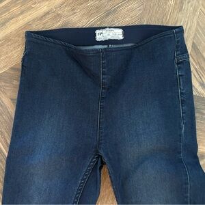 Free People Penny Pull On Flare Dark Blue Women's Jeans Size 25